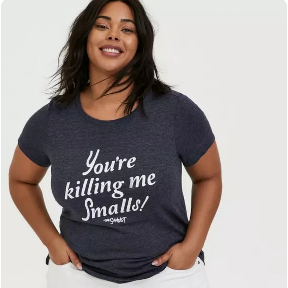 The Sandlot You're Killing Me Smalls Navy Crew Tee Torrid
